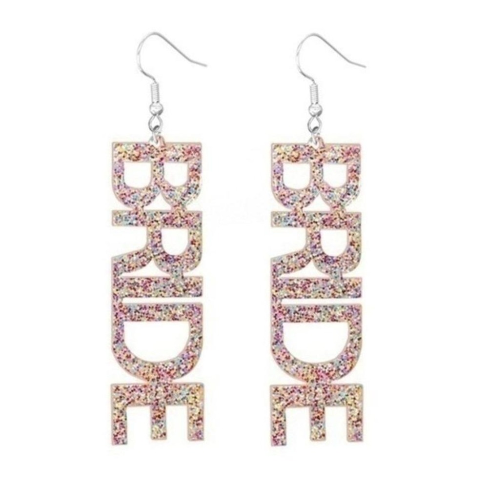 Bride resin earrings, nwt, perfect for bachelorette parties, honeymoons …